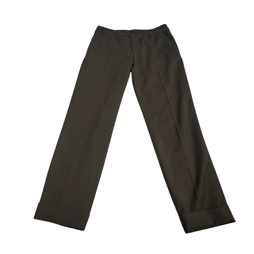 Filippa K M Terry Cropped Trouser Dark‎ Brown Elastic Waist Zip Fly Men 48